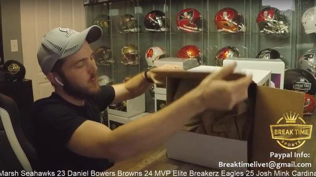 Break Time Sports Live Break Jared Goff Blaze Jameis Winston Chrome Red White Blue Full Size Helmet смотреть онлайн