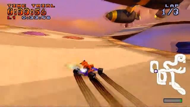 Crash team racing - Как достичь супер ускорение? смотреть онлайн