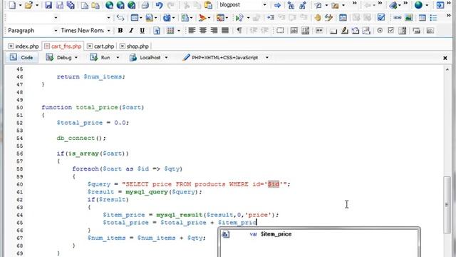 9 shop na PHP смотреть онлайн