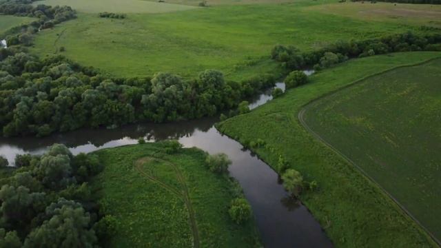 Слияние рек Зуша и Ока и окрестности смотреть онлайн