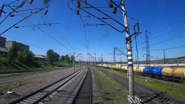 Cab View Train Russia: 