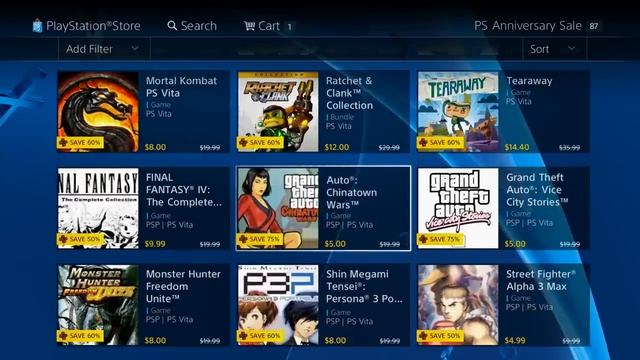 PlayStation 20th Anniversary Sale PS3 PS Vita 60 Plus Games смотреть онлайн