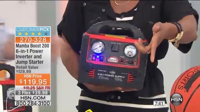 Mamba Boost 200 6in1 Power Inverter and Jump Starter смотреть онлайн