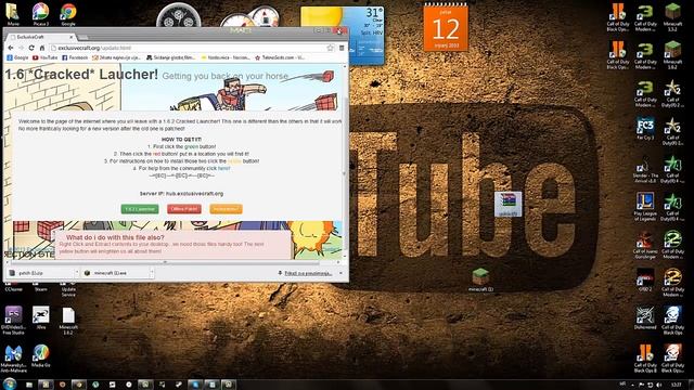 How to Download and install Minecraft 1.6.2 cracked for FREE смотреть онлайн