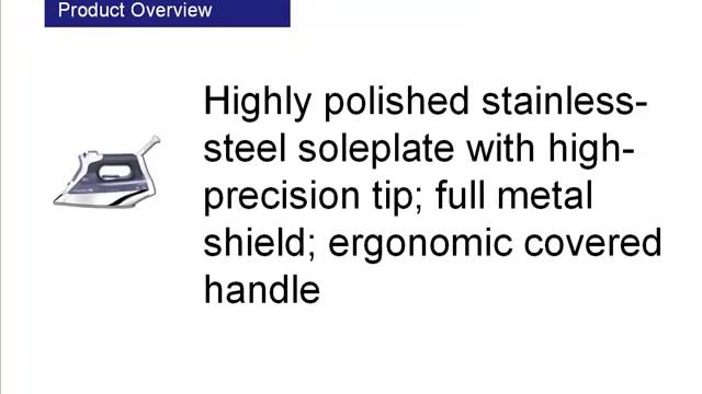 Rowenta DW8080 Pro Master 1700 Watt Steam Iron with 400-Hole Stainless Steel Soleplate смотреть онлайн