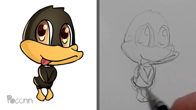 Cómo dibujar al Pato Lucas Chibi смотреть онлайн