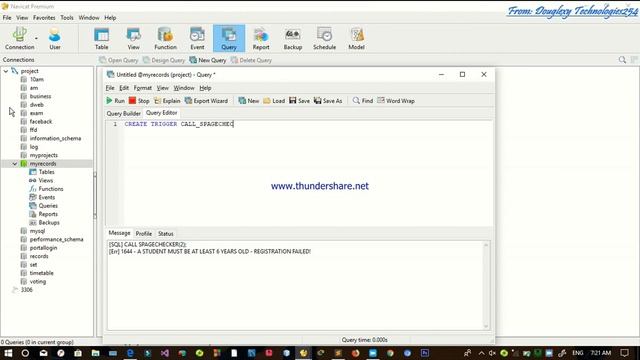 SQL: Implementing check constraints using triggers & stored procedures смотреть онлайн