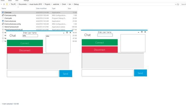SignalR Chat Server and Chat Client Application смотреть онлайн