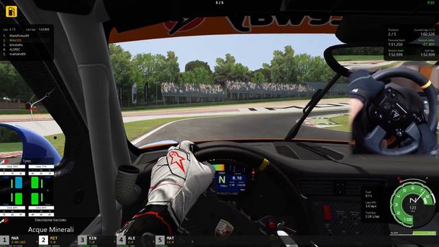Campionato Italiano Porsche GT3 #01 Imola - Assetto Corsa + Thrustmaster Tx смотреть онлайн