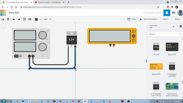 3.3V Voltage Regulator .......input (5 v to 15 v)....Output (3.3v) смотреть онлайн