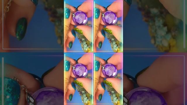 Фиолетово-белый медальон ? #epoxy #handmade #resinart #эпоксидка #эпоксиднаясмола #красота #resin смотреть онлайн