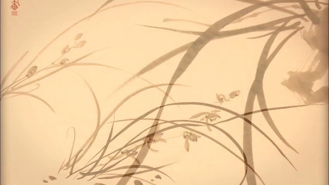 Китайская живопись Дикой Орхидеи 兰花. Живые картины. смотреть онлайн