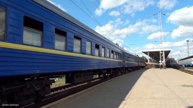 "Старый тепловоз в новой обёртке" ЧМЭ3-1100 в новой ливрее УЗ | Южная железная дорога смотреть онлайн