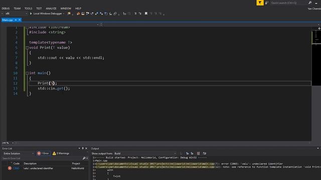 Templates in C++ смотреть онлайн