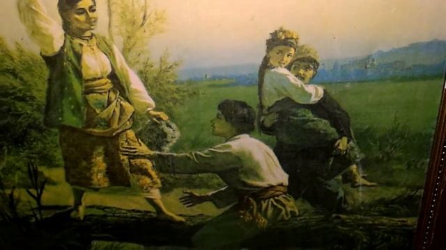 Картина К.Трутовского -На кладке смотреть онлайн