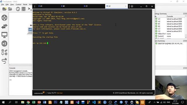 Basic Network Simulation With GNS3 6250110030 смотреть онлайн
