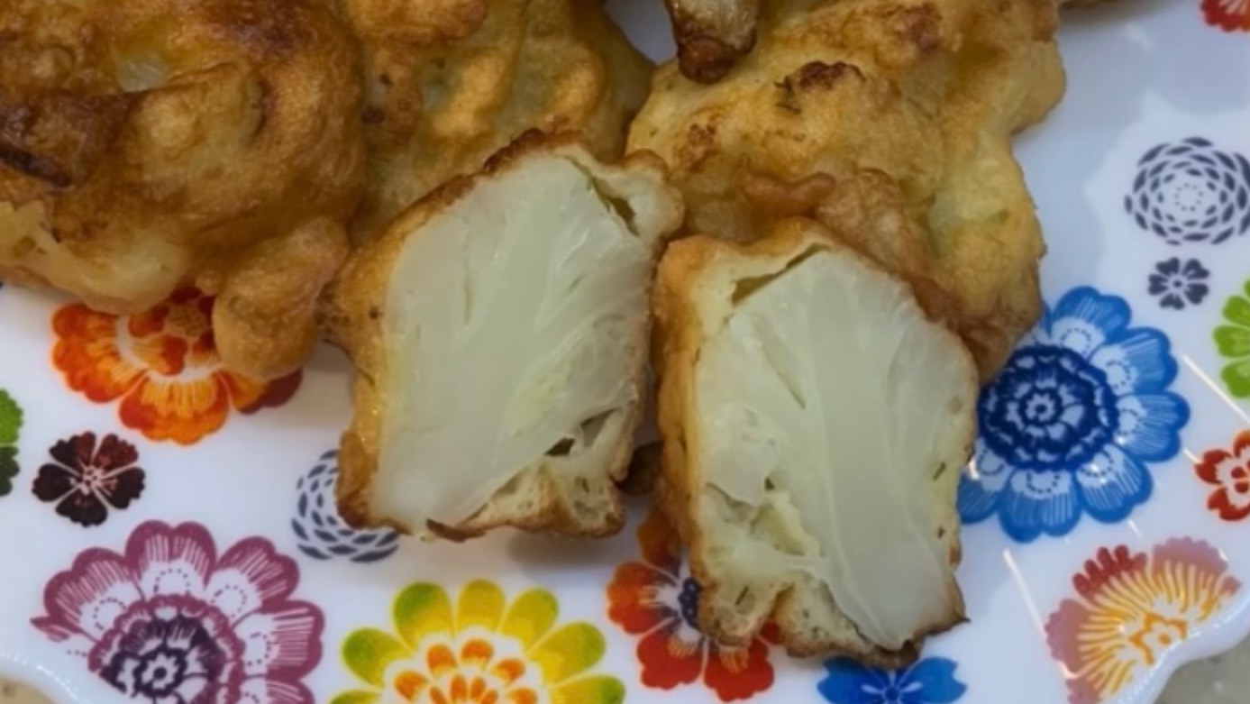 Цветная капуста в кляре смотреть онлайн