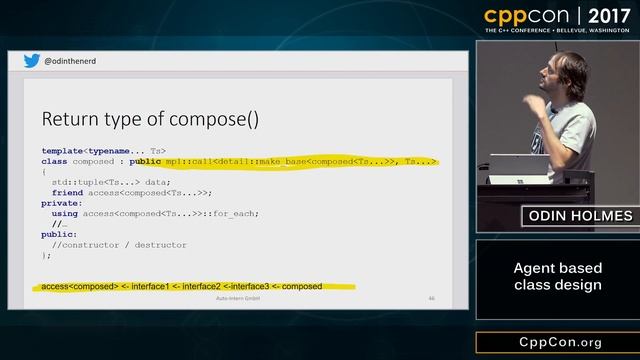 CppCon 2017: Odin Holmes “Agent based class design” смотреть онлайн