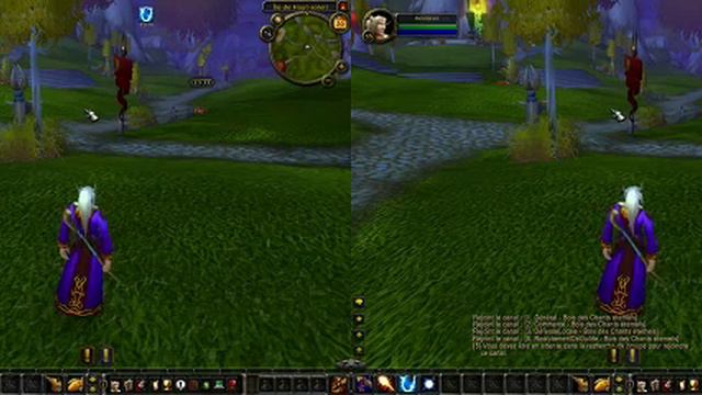 World of Warcraft in 3D stereoscopic test смотреть онлайн
