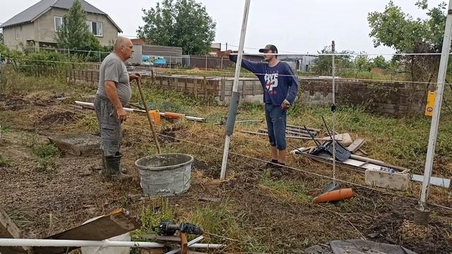 ?4-х метровый столб НА ВЕКА! Правильный монтаж (часть 2) смотреть онлайн