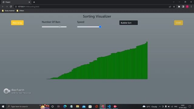 Sorting Visualizer || Visualize various sorting algorithms смотреть онлайн