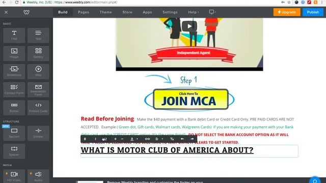 How to Make Mca Weebly Website 2018!! смотреть онлайн