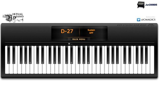 Virtual Piano - Bruno Mars, When I Was Your Man смотреть онлайн