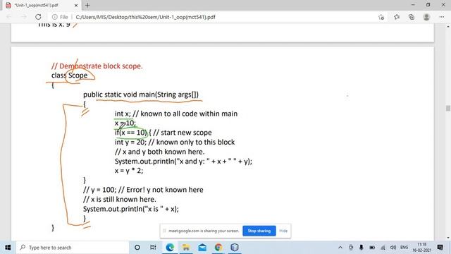 Lecture 02 - if , for, arrays, use of new keyword, block scope, Initialization of String variable. смотреть онлайн
