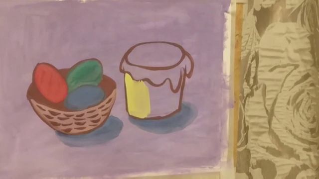 Рисование: "Пасхальный натюрморт" смотреть онлайн