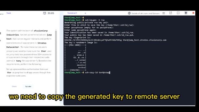 Linux SSH Authentication || KodeKloud engineer Task смотреть онлайн