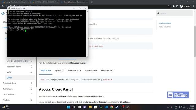 Cloudpanel 2 | How to install Cloudpanel on REVMHCS Server | Best free web hosting control panel смотреть онлайн