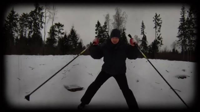 "Длинная лыжня" как правильно кататься на лыжах. Вводный урок. смотреть онлайн