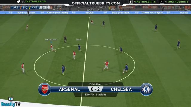 [TTB] PES 2016 Full Gameplay - Arsenal vs Chelsea - A real Challenge! смотреть онлайн
