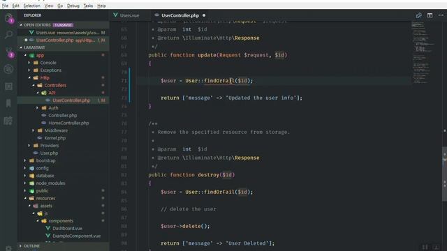 Correctly Update User Information with Unique Email in Database with Laravel and Vue смотреть онлайн
