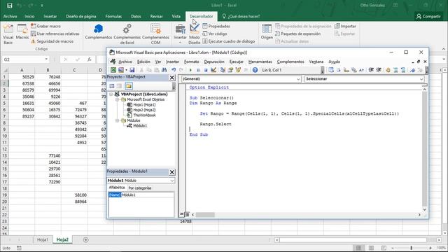 Recorrer Filas y Columnas Parte 7 | VBA Excel 2016 #95 смотреть онлайн
