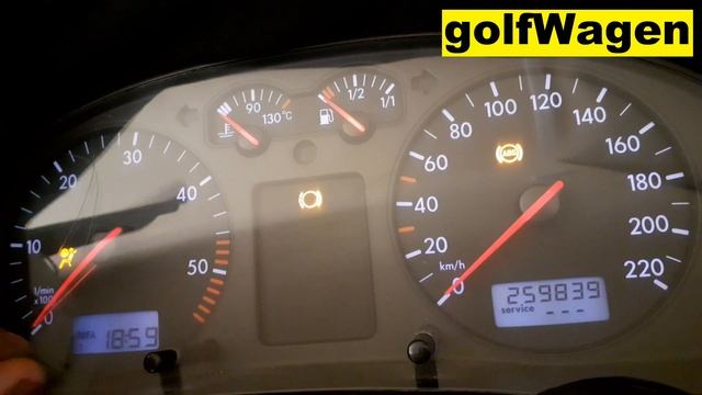 VW Golf 4 service INSP reset ---- смотреть онлайн