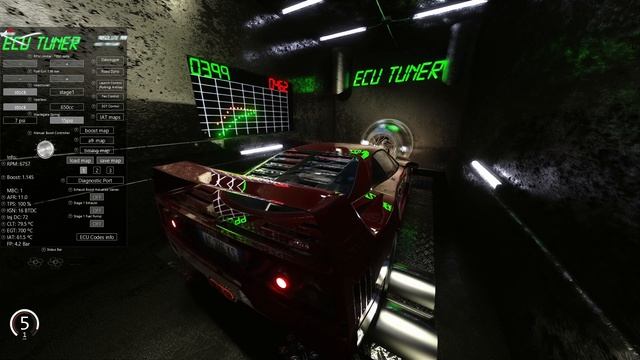 Assetto Corsa - Ecu Tuner #56 - Dyno room display update смотреть онлайн