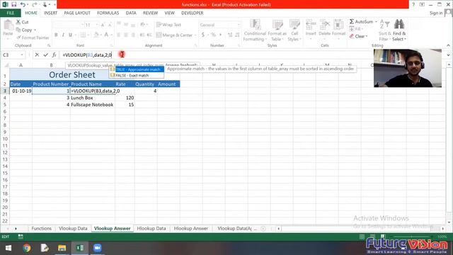 Formulas in Excel | Vlookup & Hlookup | String Function, Text function (Session-7) смотреть онлайн