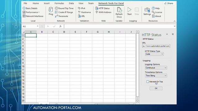 Network Tools For Excel - HTTPSTATUS смотреть онлайн