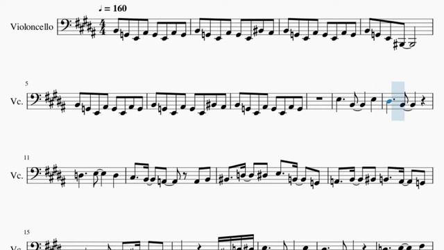 Cello Sheet Music: How To Play Jolyne's Theme (Jojo's Bizarre Adventure) By Yugo Kanno