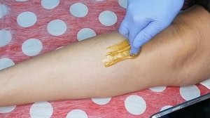 Как правильно делать Шугаринг на ногах себе. Обучение. Базовый курс.