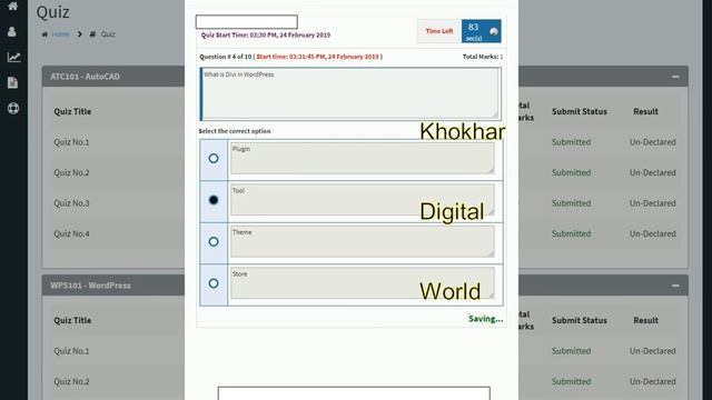 Wordpress Quiz No 04 Solution Digiskills Training Program смотреть онлайн