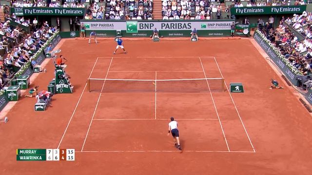 Stan Wawrinka v Andy Murray Highlights - Men's Semi-Final 2017 | Roland-Garros смотреть онлайн