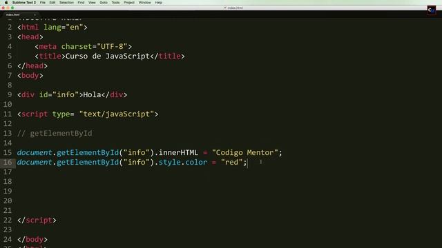 Curso de Javascript desde cero 23 - getElementById смотреть онлайн