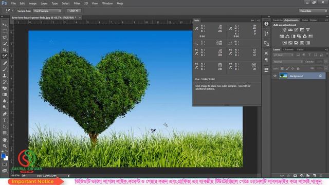Photoshop cc bangla tutorials full course 2020 || Part 07 || Eyedropper Tools || Sakibul Safwan GD смотреть онлайн