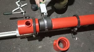 пайка 110 пропилена, самодельным станком. ( полное видео)