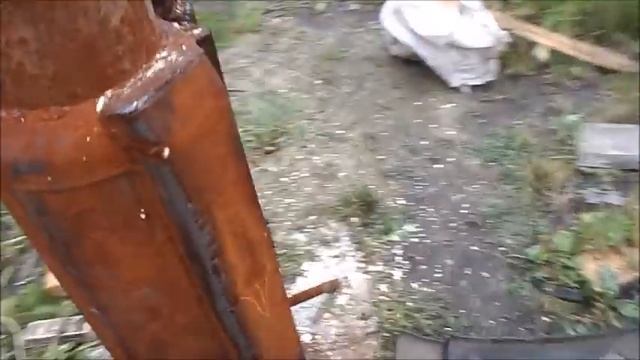 печь на шинах, резине .Отопление на халяву. смотреть онлайн