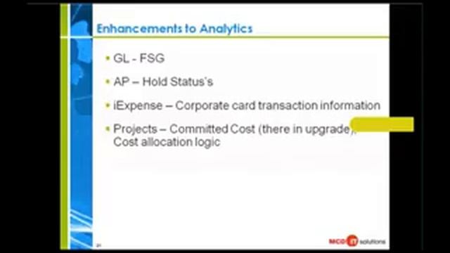 Webinar: Oracle Financial Analytics Case Study featuring McDonalds - Part 3 смотреть онлайн