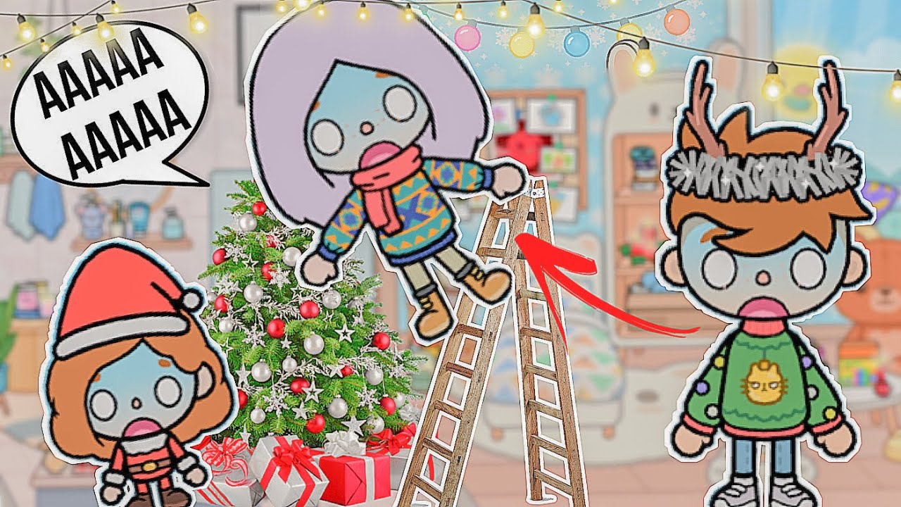 УКРАШАЕМ ДОМ К НОВОМУ ГОДУ ТОКА БОКА // 2 часть смотреть онлайн