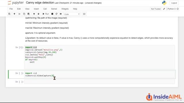Edge Detection in OpenCV with Python | For Beginners | OpenCV Tutorial Part-9 смотреть онлайн